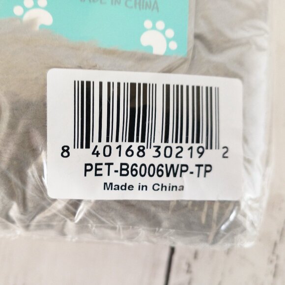 PetAmi Waterproof Pet Blanket 29”x40” Small Med Taupe Premium Sherpa Reversible - Picture 3 of 7